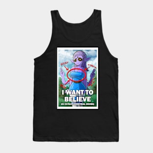 I Want To Believe (In Boobs) Clickbait Edition Tank Top